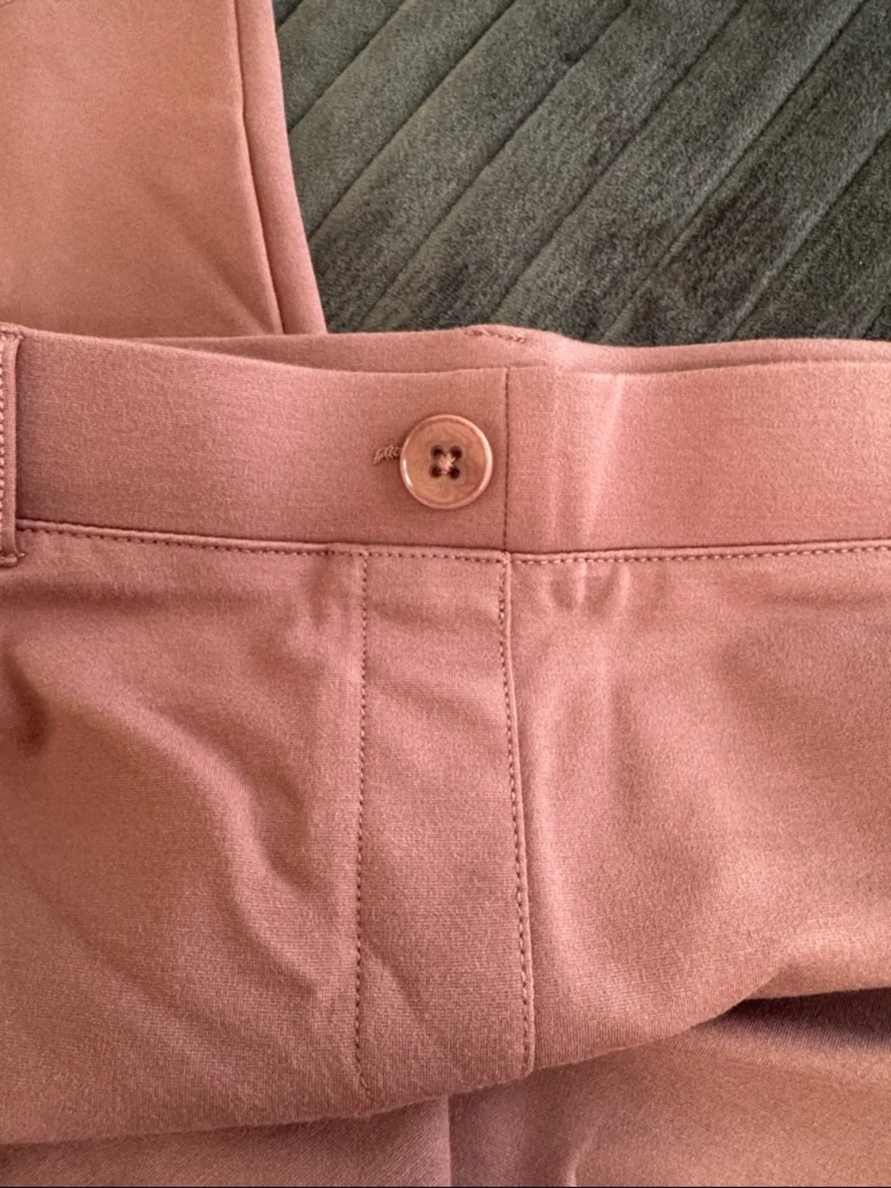 Betabrand Stretch Pants in Dusty Rose - Picture 3 of 4
